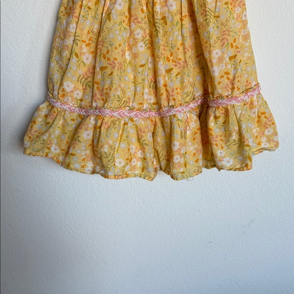 Joie Floral Yellow and Pink Kids Dress - Picture 4 of 9